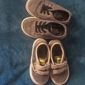 2x VANS size toddler 7.5